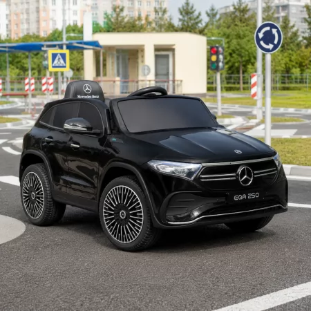 Дитячий електромобіль Джип Mercedes-Benz EQA 250 Bambi M 5027 EBLRS-2 чорний, 4 мотори по 25W, EVA, екошкіра, MP3, USB, фарбований кузов Дитячий електромобіль Джип Mercedes-Benz EQA 250 Bambi M 5027 EBLRS-2 чорний, 4 мотори по 25W, EVA, екошкіра, MP3, USB, фарбований кузов