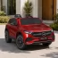 Дитячий електромобіль Джип Mercedes-Benz EQA 250 Bambi M 5027 EBLRS-3 червоний, 4 мотори по 25W, EVA, екошкіра, MP3, USB, фарбований кузов