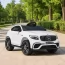 Дитячий електромобіль Джип Mercedes-Benz GLC 63S AMG Bambi M 4140EBLR-1 білий, 4 мотори по 30W, EVA, шкіра, USB, TF