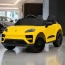 Детский электромобиль Джип Porsche Macan Turbo M 6314EBLR-6 желтый, 2 мотора по 35W, EVA, экокожа, Bluetooth, MP3
