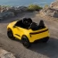 Детский электромобиль Джип Porsche Macan Turbo M 6314EBLR-6 желтый, 2 мотора по 35W, EVA, экокожа, Bluetooth, MP3