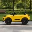 Детский электромобиль Джип Porsche Macan Turbo M 6314EBLR-6 желтый, 2 мотора по 35W, EVA, экокожа, Bluetooth, MP3