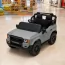 Дитячий електромобіль Джип Toyota Land Cruiser M 6280EBLR-11 двомісний, 2 мотори по 45W, MP3/USB/TF, Bluetooth, EVA, шкіра, сірий