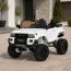 Дитячий електромобіль Джип Toyota Land Cruiser M 6296EBLR-1 двомісний, 4 мотори по 45W, EVA, екошкіра, MP3, Bluetooth, білий