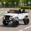Дитячий електромобіль Джип Toyota Land Cruiser M 6296EBLR-1 двомісний, 4 мотори по 45W, EVA, екошкіра, MP3, Bluetooth, білий Дитячий електромобіль Джип Toyota Land Cruiser M 6296EBLR-1 двомісний, 4 мотори по 45W, EVA, екошкіра, MP3, Bluetooth, білий