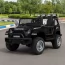 Детский электромобиль Джип Warpath Gravity M 6108EBLR-2 двухместный, 4 мотора по 90W, EVA, кожа, Bluetooth, MP3, USB, FM, черный