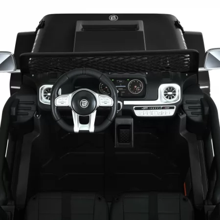Детский электромобиль Джип Warpath Gravity M 6108EBLR-2 двухместный, 4 мотора по 90W, EVA, кожа, Bluetooth, MP3, USB, FM, черный
