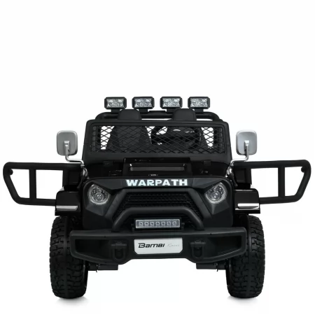 Детский электромобиль Джип Warpath Gravity M 6108EBLR-2 двухместный, 4 мотора по 90W, EVA, кожа, Bluetooth, MP3, USB, FM, черный