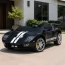 Дитячий електромобіль Ford GT M 6107EBLR-2 чорний, 4 мотори по 90W, Bluetooth, шкіра