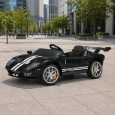Детский электромобиль Ford GT M 6107EBLR-2 черный, 4 мотора по 90W, Bluetooth, кожа Детский электромобиль Ford GT M 6107EBLR-2 черный, 4 мотора по 90W, Bluetooth, кожа