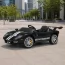 Дитячий електромобіль Ford GT M 6107EBLR-2 чорний, 4 мотори по 90W, Bluetooth, шкіра