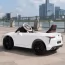 Дитячий електромобіль Lexus LC 500 Bambi JE 1618 EBLR-1, білий, 2 мотори по 35W, EVA колеса, шкіряне сидіння