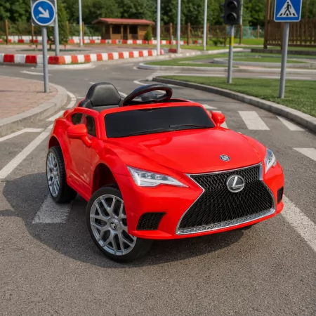 Детский электромобиль Lexus M 4824 EBLR-3 красный, 4 мотора по 25W, EVA, кожа, MP3, USB