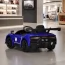 Дитячий електромобіль Maserati MC20 GT2 Bambi M 5105EBLR-4 синій, 4 мотори по 25W, EVA, шкіра, MP3, Bluetooth
