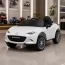 Дитячий електромобіль Mazda MX-5 M 5846EBLR-1 білий, 4 мотори по 25W, EVA, екошкіра, MP3, USB, TF, Bluetooth