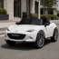 Дитячий електромобіль Mazda MX-5 M 5846EBLR-1 білий, 4 мотори по 25W, EVA, екошкіра, MP3, USB, TF, Bluetooth