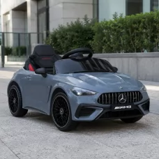 Дитячий електромобіль Mercedes-AMG CLE 53 Cabriolet M 6292EBLR-11 сірий, 4 мотори по25W, EVA, екошкіра, MP3, USB, Bluetooth