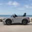 Детский электромобиль Mercedes-AMG GT R Roadster двухместный, 2 мотора по 320W, EVA, кожа, Bluetooth, MP3, серый