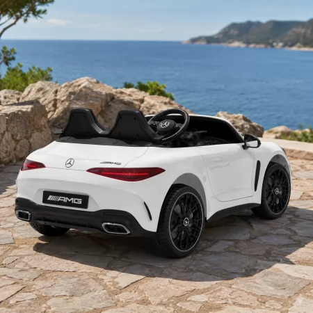 Дитячий електромобіль Mercedes-AMG GT R Roadster M 6313(MP4)EBLR-1 білий, двомісний, 4 мотори по 200W, MP4, Bluetooth, EVA, екошкіра Дитячий електромобіль Mercedes-AMG GT R Roadster M 6313(MP4)EBLR-1 білий, двомісний, 4 мотори по 200W, MP4, Bluetooth, EVA, екошкіра
