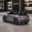Детский электромобиль Mercedes-AMG GT R Roadster M 6313 (MP4)EBLRS-11 серый, двухместный, 4 мотора по 200W, MP4, Bluetooth, EVA, экокожа, автопокраска