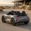 Детский электромобиль Mercedes-AMG GT R Roadster M 6313 (MP4)EBLRS-11 серый, двухместный, 4 мотора по 200W, MP4, Bluetooth, EVA, экокожа, автопокраска