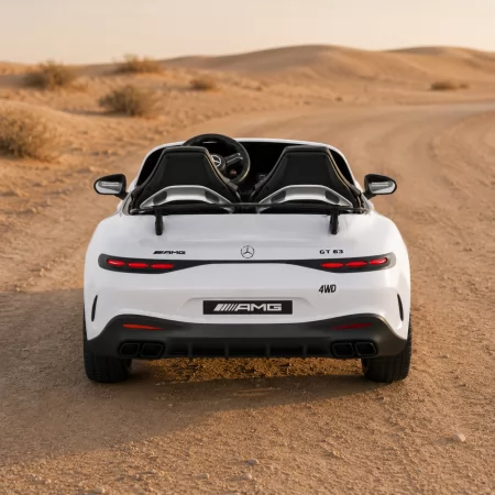 Дитячий електромобіль Mercedes-AMG GT R Roadster M 6313EBLR-1 білий, двомісний, 4 мотори по 200W, EVA, шкіра, MP3, Bluetooth Дитячий електромобіль Mercedes-AMG GT R Roadster M 6313EBLR-1 білий, двомісний, 4 мотори по 200W, EVA, шкіра, MP3, Bluetooth
