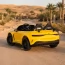 Дитячий електромобіль Mercedes-AMG GT R Roadster M 6313EBLR-6, двомісний, 4 мотори по 200W, EVA, екошкіра, Bluetooth, жовтий