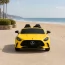 Дитячий електромобіль Mercedes-AMG GT R Roadster M 6313EBLR-6, двомісний, 4 мотори по 200W, EVA, екошкіра, Bluetooth, жовтий