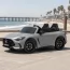 Детский электромобиль Mercedes-AMG GT R Roadster M 6313EBLRS-11 серый двухместный, 4 мотора по 200W, EVA, экокожа, Bluetooth, MP3, автопокраска