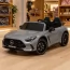 Детский электромобиль Mercedes-AMG GT R Roadster M 6313EBLRS-11 серый двухместный, 4 мотора по 200W, EVA, экокожа, Bluetooth, MP3, автопокраска