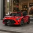 Детский электромобиль Mercedes-AMG GT R Roadster M 6313EBLRS-3, двухместный, 4 мотора по 200W, EVA, кожа, Bluetooth, MP3, красный автопокраска