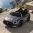 Детский электромобиль Mercedes-AMG GT R Roadster M 6315EBLRS-11 серый двухместный, 2 мотора по 320W, EVA, кожа, Bluetooth, MP3