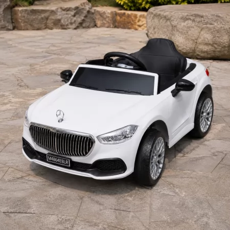 Детский электромобиль Mercedes Bambi M 4864 EBLR-1, белый, 2 мотора по 35W, MP3, USB, EVA, кожаное сиденье Детский электромобиль Mercedes Bambi M 4864 EBLR-1, белый, 2 мотора по 35W, MP3, USB, EVA, кожаное сиденье