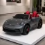 Детский электромобиль Porsche 911 GT3 RS M 6111(MP4)EBLRS-11 серый, двухместный, 2 мотора по 320W, MP4, Bluetooth, EVA, кожа, автопокраска