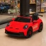 Детский электромобиль Porsche 911 GT3 RS M 6111EBLR-3 красный двухместный, 2 мотора по 320W, EVA, кожа, MP3, Bluetooth