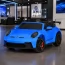 Дитячий електромобіль Porsche 911 GT3 RS M 6111EBLR-4 двомісний, 2 мотори по 320W, EVA, екошкіра, Bluetooth, MP3, синій