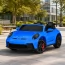 Дитячий електромобіль Porsche 911 GT3 RS M 6111EBLR-4 двомісний, 2 мотори по 320W, EVA, екошкіра, Bluetooth, MP3, синій