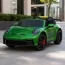 Детский электромобиль Porsche 911 GT3 RS M 6111EBLRS-5 двухместный, 2 мотора по 320W, EVA, экокожа, Bluetooth, MP3, зеленый? автопокраска