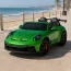 Детский электромобиль Porsche 911 GT3 RS M 6111EBLRS-5 двухместный, 2 мотора по 320W, EVA, экокожа, Bluetooth, MP3, зеленый? автопокраска