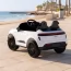 Детский электромобиль Porsche Macan Turbo M 6314EBLR-1 белый, 2 мотора по 35W, EVA, кожа, MP3, Bluetooth