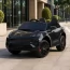 Дитячий електромобіль Porsche Macan Turbo M 6314EBLRS-2, 2 мотори по 35W, EVA, шкіра, Bluetooth, MP3, чорне автофарбування