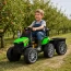 Дитячий електромобіль трактор садовий райдер John Deere M 6219EBLR-5 зелений, з причепом, пультом керування, 2 мотори по 25W, EVA, екошкіра, MP3, USB, TF, Bluetooth