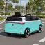 Детский электромобиль Volkswagen ID Buzz M 6281EBLR-15, 2 мотора по 35W, EVA, экокожа, Bluetooth, MP3, USB, бирюзовый Детский электромобиль Volkswagen ID Buzz M 6281EBLR-15, 2 мотора по 35W, EVA, экокожа, Bluetooth, MP3, USB, бирюзовый
