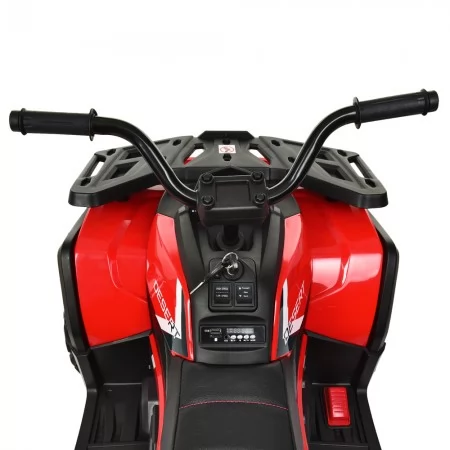 Детский электро квадроцикл для подростков Bambi M 4081 EBLR-2-3, черно-красный Детский электро квадроцикл для подростков Bambi M 4081 EBLR-2-3, черно-красный