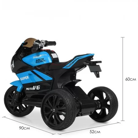 Детский мотоцикл Bambi M 4135 EL-4 Yamaha, синий Детский мотоцикл Bambi M 4135 EL-4 Yamaha, синий