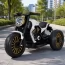 Дитячий мотоцикл Bambi M 5048EL-1 Harley-Davidson V-Rod білий, 2 мотори по 25W, EVA, шкіра, MP3, USB, Bluetooth