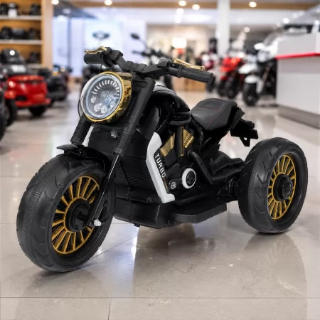 Детский мотоцикл Bambi M 5048ELR-2 Harley-Davidson V-Rod черный, с пультом управления, 2 мотора по 25W, EVA, кожа, MP3, USB, Bluetooth