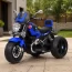 Дитячий мотоцикл BMW R 1200 C M 6263EL-4, 2 мотори по 25W, EVA, шкіра, Bluetooth, синій