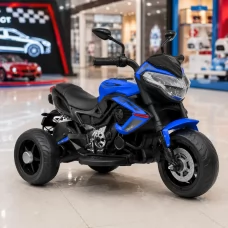 Детский электромотоцикл Ducati Diavel Bambi синий с MP3