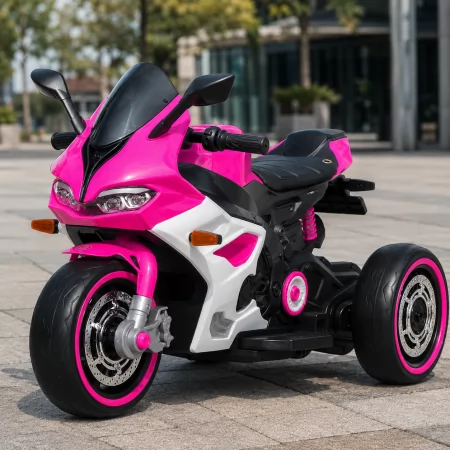 Дитячий мотоцикл Ducati Panigale M 6307EL-8 рожевий, 2 мотори по 25W, EVA, екошкіра, MP3, USB, Bluetooth Дитячий мотоцикл Ducati Panigale M 6307EL-8 рожевий, 2 мотори по 25W, EVA, екошкіра, MP3, USB, Bluetooth